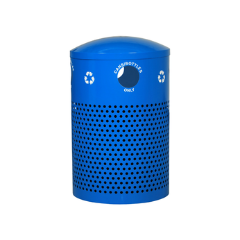 Ex Cell Kaiser 40 Gallon Round Recycling Bin