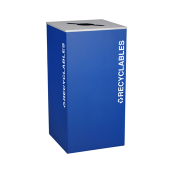 Ex Cell Kaiser 36 Gallon Recycling Bin For Common Recyclables
