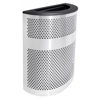 Stylish 20 Gallon Stainless Steel Waste Bin with LLDPE Liner