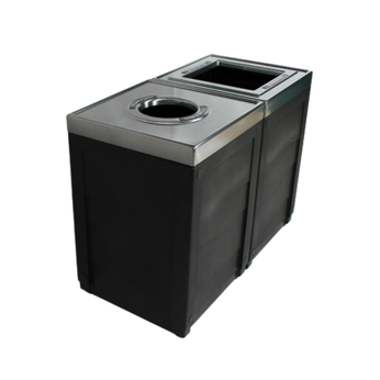 High Capacity Trash Bins For Public Spaces