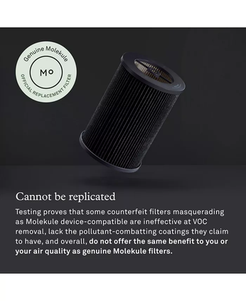 Molekule Pro air purifier replacement filter – premium Tri-Power filter for large room air purification