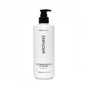 Apotheke Canvas Bath Gel in 16.2 oz refillable bottle for hotel bathrooms