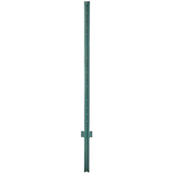Green powder-coated steel Namco Doggy Do pole standing 6′ tall