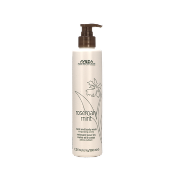 Aveda Rosemary Mint Hand and Body Wash in 12oz Dovelok sealed pump bottle sold in bulk 24 per case
