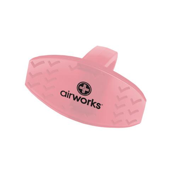 Water-resistant toilet air freshener clip on design