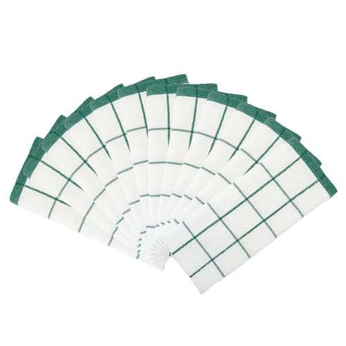 Eco friendly and reusable kitchen dish towels for hospitality use