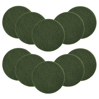 MotorScrubber green floor scrubbing pads 10 per case for M3 and JET3