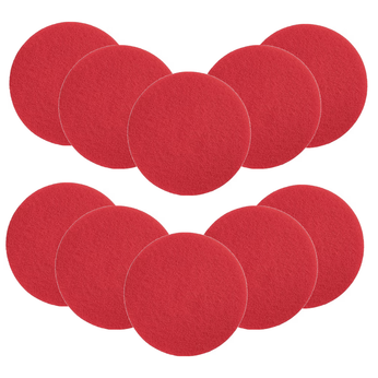 MotorScrubber floor polishing pad red double-sided 10 case