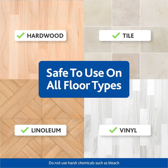 O-Cedar indoor broom for hardwood, tile, linoleum, and vinyl floors