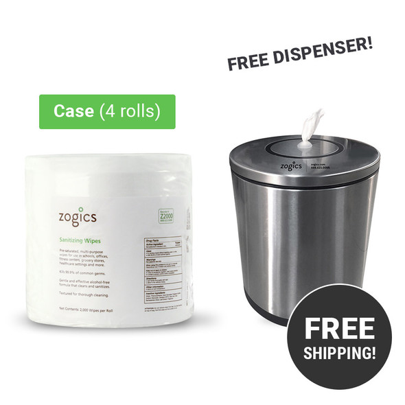 Stainless Steel Wipes Dispenser Bundle