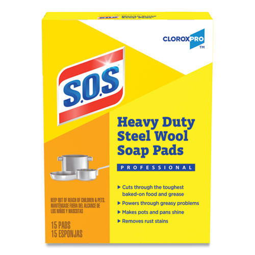 SOS Heavy Duty Steel Wool Soap Pad