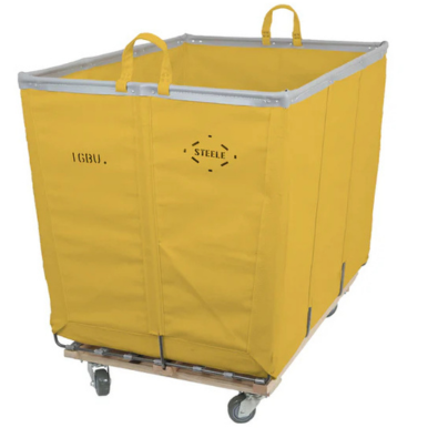 Heavy-duty 16 bushel industrial bulk truck yellow