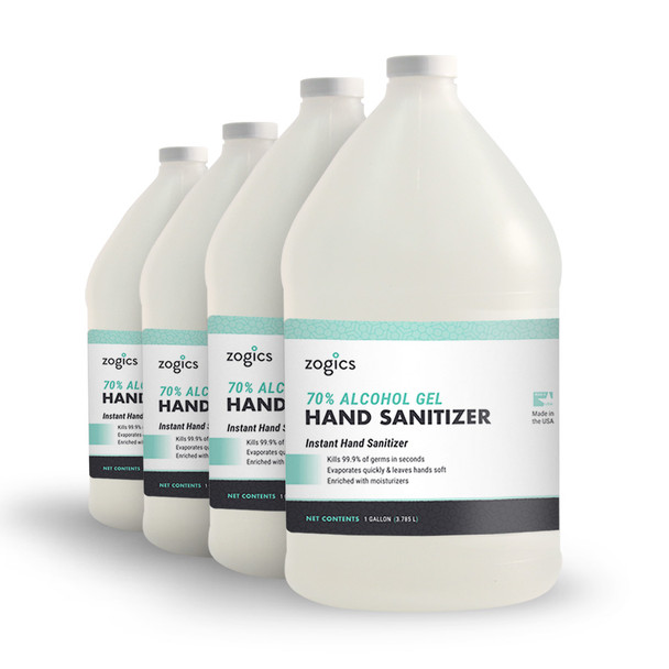 70% Alcohol Gel Hand Sanitizer, Fragrance-Free (1 gallon)