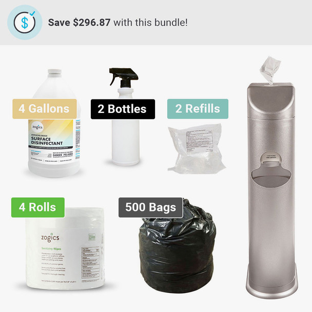 The Cleaning Station All-In-One Sanitizing Wipes Bundle