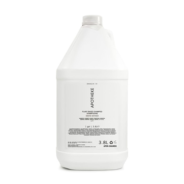 Apotheke Shampoo, White Vetiver, 1 Gallon