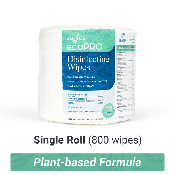 ecoPRO Plant-Based Disinfecting Wipes