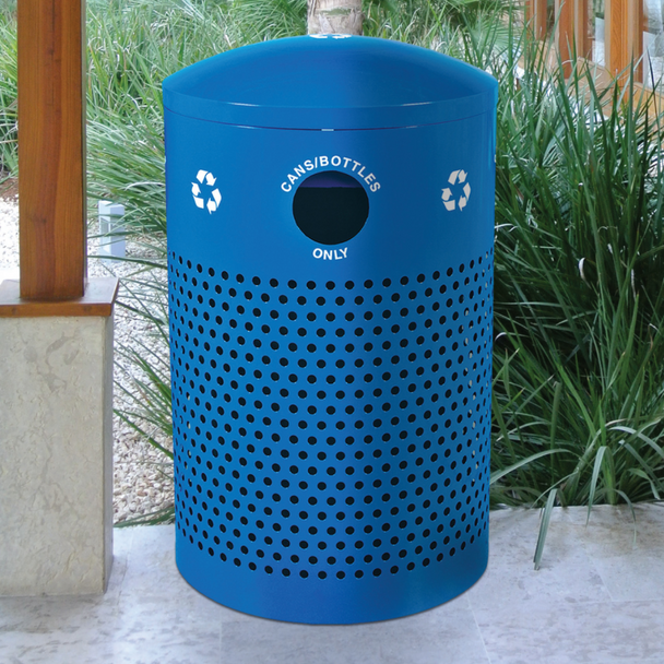 Outdoor Recycling Receptacle