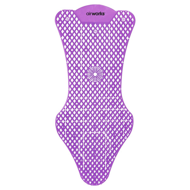 Commercial urinal mat with three built-in suction cups