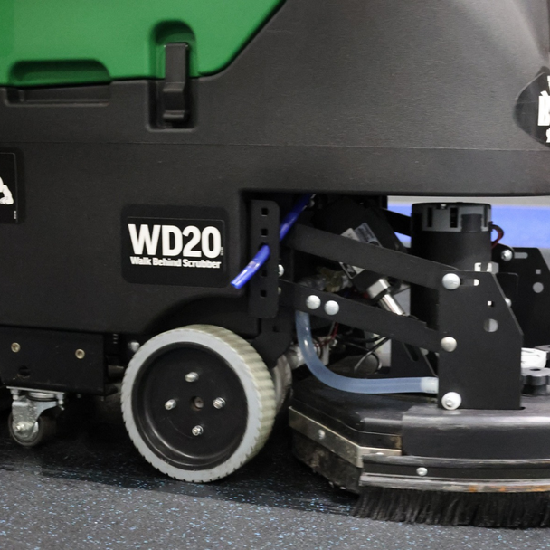20 inch commercial floor scrubber