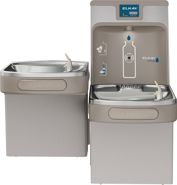 Elkay EZH2O bi-level bottle filling station LZSTL8WSLP