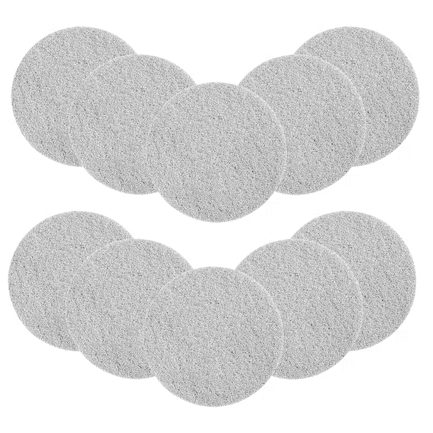 MotorScrubber buffing pads for floor buffer white double-sided 10 case