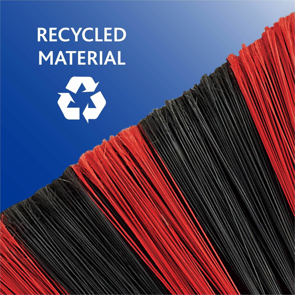 O-Cedar PowerCorner broom bristles made with recycled material