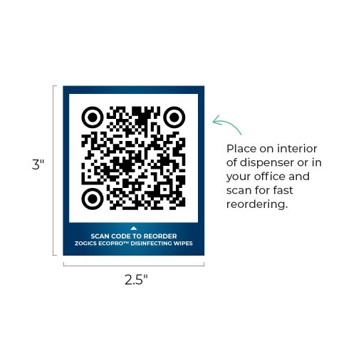 Simplify Reordering with Zogics ecoPRO QR Code Sticker
