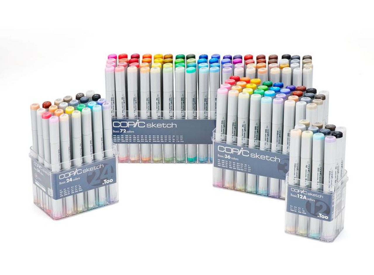 Copic Sketch Basic 72-color set illustration markers – WAFUU JAPAN