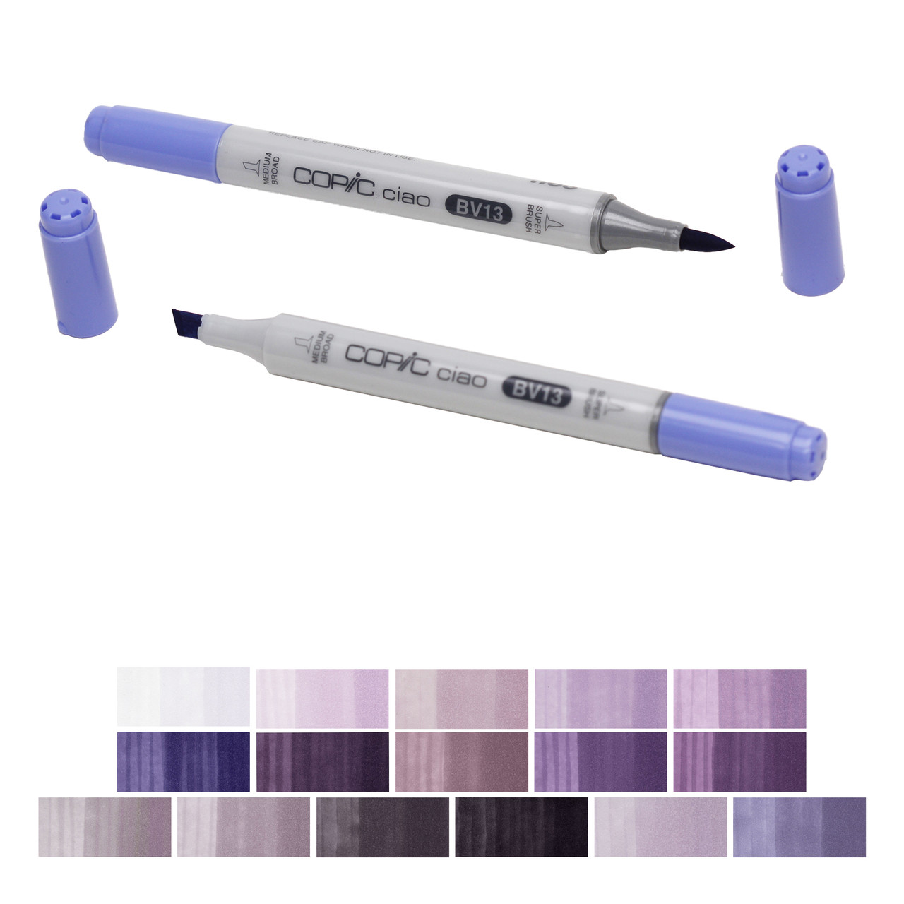 Copic Individual CIAO Markers - Blue Violets - Shop Copic