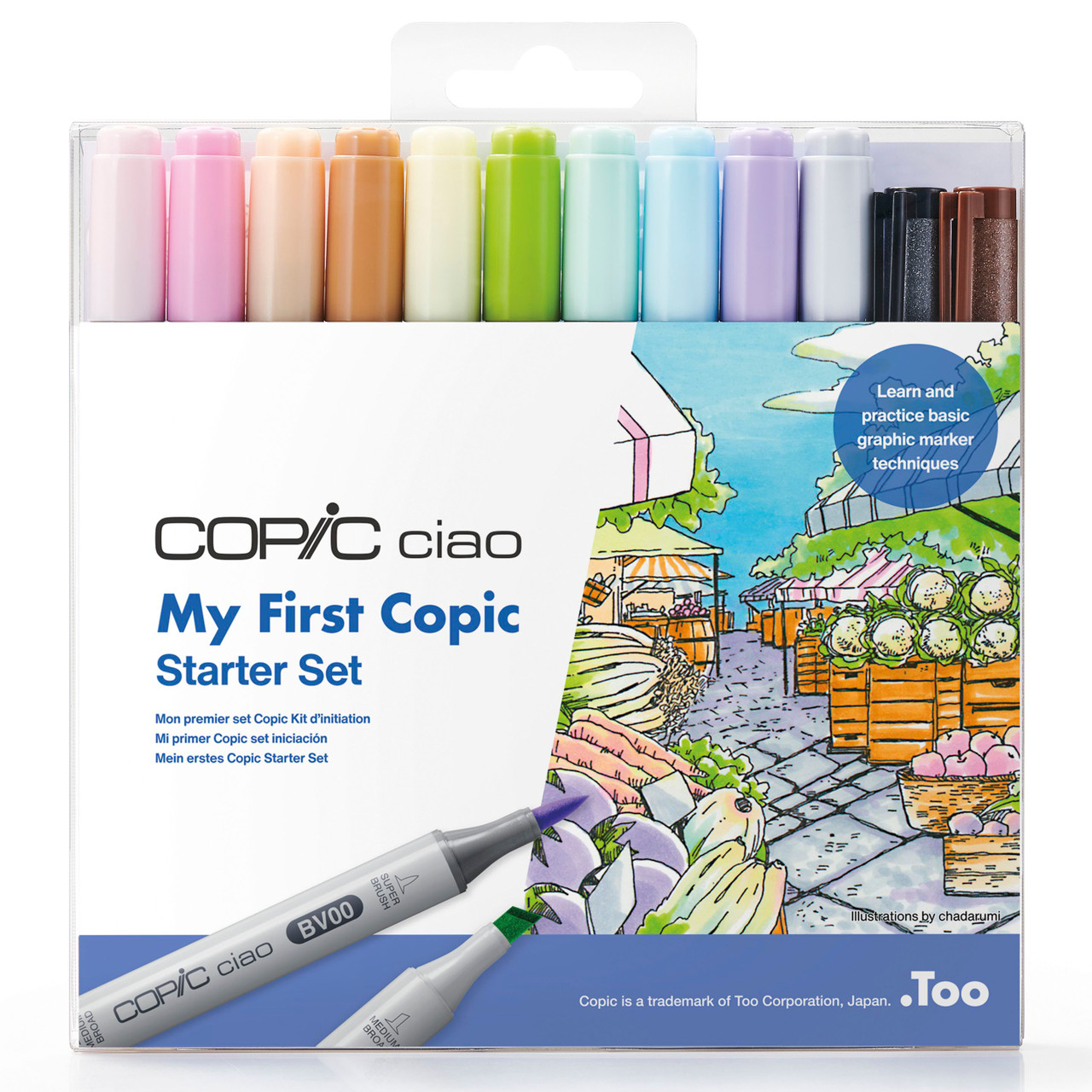 Cheap Copic Markers COPIC Ciao Markers Skin Tone Colours Set Of 12