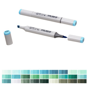 Copic Individual Sketch Markers - Blue Greens Copic Individual Sketch Markers - Blue Greens
