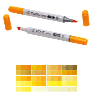 Copic Individual CIAO Markers - Yellows Copic Individual CIAO Markers - Yellows