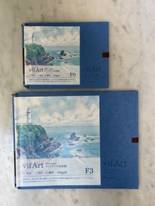 Maruman S33VA vifArt Watercolor Paper Sketchbook Fine Grain - F3