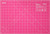 OLFA 12x18” pink double-sided self-healing rotary mat for precise cutting in fabric and paper crafts