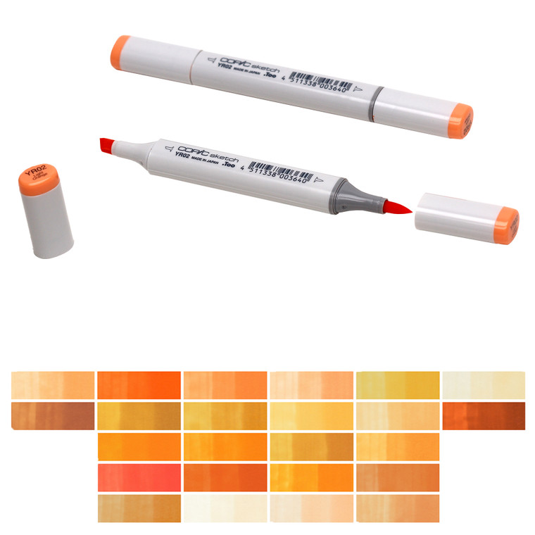 Copic Individual Sketch Markers - Yellow Reds