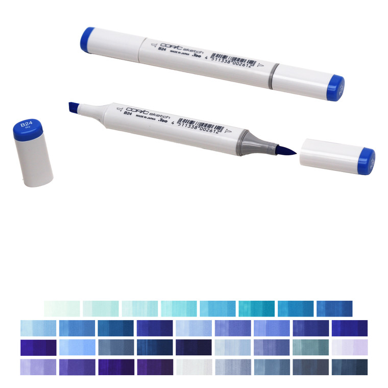 Copic Individual Sketch Markers - Blues