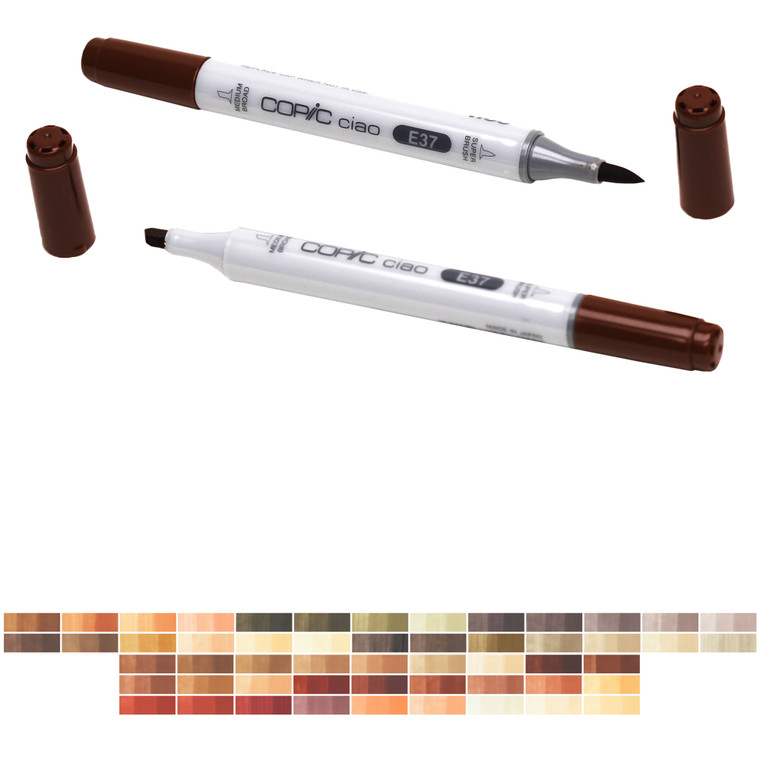 Copic Individual CIAO Markers - Earth Colors