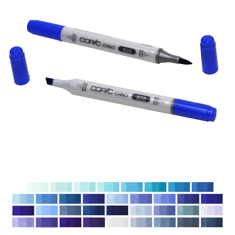 Copic Individual CIAO Markers - Blues