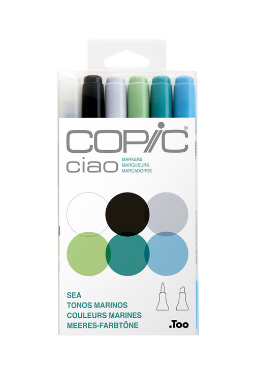 Copic CIAO Tone Marker Sets (6Pc)