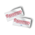 Democracy (4" x 2" Vinyl Sticker -- Pack of Two!)