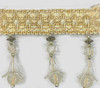 Drapery Trim - Off White- Beaded Trim