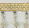 Drapery Trim - Multiple Colors- Beaded Trim -Design 8-  3" Inches