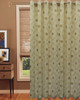 Damask Embossed Single Sheer Panel