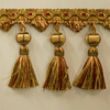 Drapery Trim -Multiple Color-Tassel Trim- 4 + 3/4" Inches 