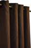Light out curtain with lining - Brown- Polyester- 56 x 96 Inches