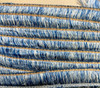 Brushed Blue & Gray Trim , 1 1/2 inch , Perfect for drapery , upholstery , & bedding.