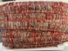 Brushed Red & Orange , 1 inch, Perfect for drapery , upholstery , & bedding.