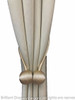 Beyond their practicality, these Beige Magnetic Tassels serve as exquisite embellishments for your window treatments.