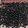 Beaded Fringe Black & red Trim ,2 1/2 inches, Perfect for drapery , upholstery , & bedding.