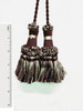 Mini Double Drapery Tassels -Brown- MushRoom